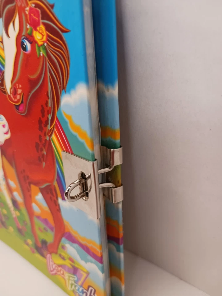 Lisa Frank Rainbow Chaser Lolipop Diario - Diario Cuaderno Caballo De Colección Raro Foto 3 de 4