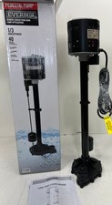Everbilt 1/3 HP Plastic Pedestal Sump Pump Ne...