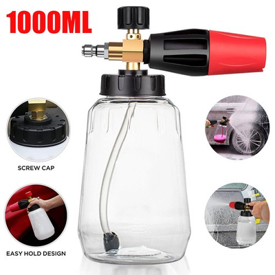 #ad 1 4quot; Snow Foam Cannon Pressure Washer Gun Car Wash Soap Lance Spray Jet Bottle $17.94