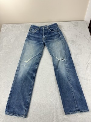VTG Levi's 702XX Men's Size 31x32 Red Selvedge Big E J22 Button Stamp Made Japan
