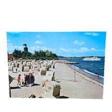 Postkarte AK Kiel Möltenort Strand U-Boot Ehrenmal Gelaufen 1977
