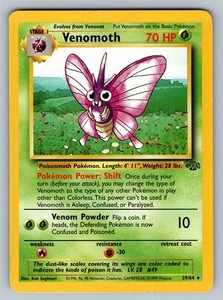 Venomoth 29/64 Jungle Rare Non-Holo
