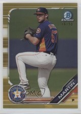 2019 Bowman Chrome Prospects Gold Refractor 16/50 Corbin Martin #BCP-227 pd6