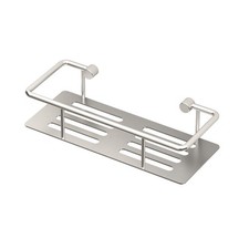 Gatco 1432 10" Stainless Steel Bathroom Shelf - Nickel
