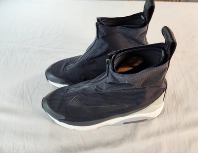 Nike x AMBUSH Air Max 180 High Top Zip Sneakers Black White Men's Size 8.5