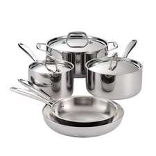 Signature Tri-Ply Clad Stainless Steel Cookware Set|151425