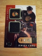 2001-02 Upper Deck Ice - Jersey Cards Eric Daze #J-ED (MEM)