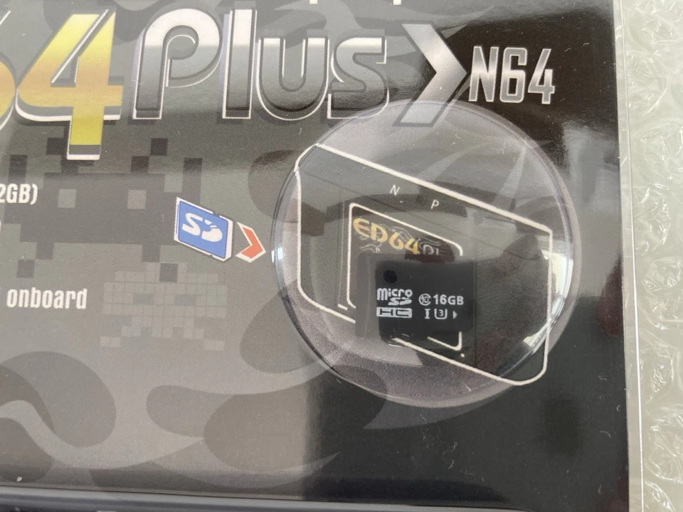 N64 Nintendo 64 - ED64 Plus Flashcard Cartucho Multijuegos Micro SD Region Free - Imagen 3 de 4