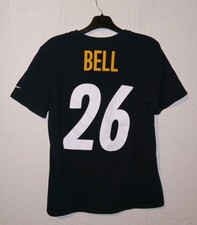 Nike Pittsburgh Steelers Shirt Adult Medium Black LeVeon Bell Football Mens