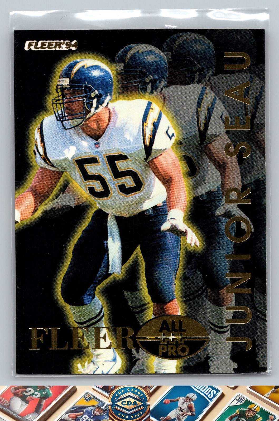 JUNIOR SEAU HOF (1990-2009) NFL San Diego Chargers - CHOOSE YOUR CARD!!