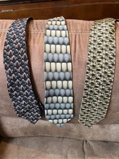 3 MENS SILK TIES JERRY GARCIA GRATEFUL DEAD NATURE CONSERVANCY NICE BARELY WORN