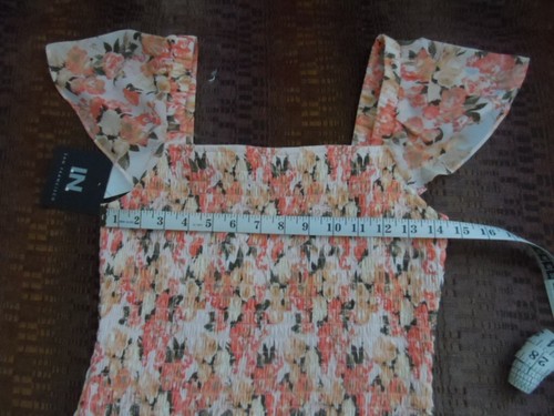 NWT I. N. San Francisco suit Tank Top Waist Tie SZ Small & Skirt Size X Small - Picture 10 of 16