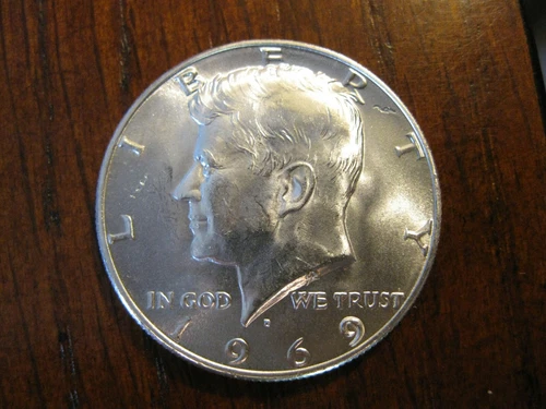 1969 D Kennedy Silver Half Dollar Gem BU! #103001