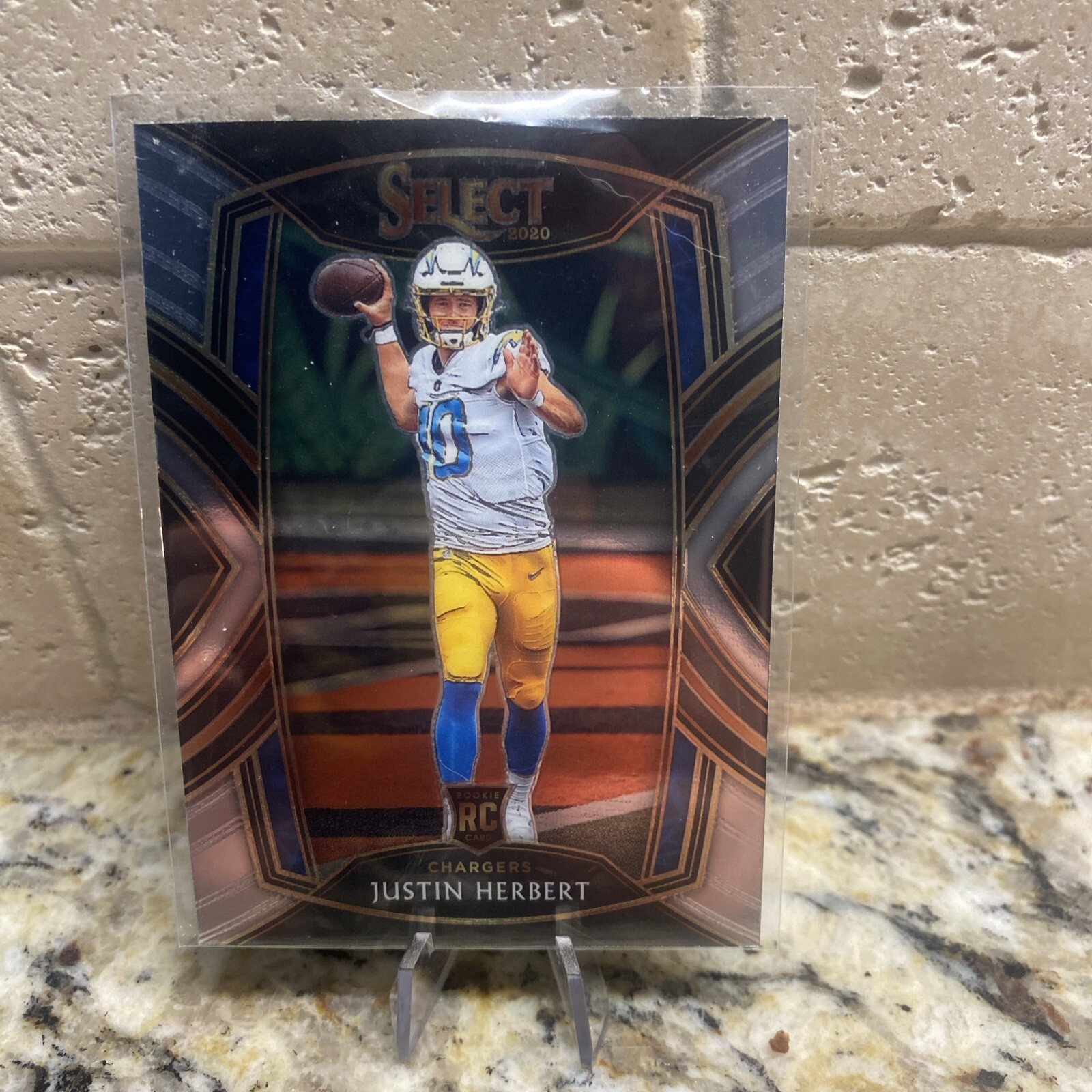 2020 Panini Select Club Level Silver #244 Justin Herbert (RC) CHARGERS Rookie