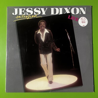 Jessy Dixon    Satisfied LP Vinyl Gospel Soul Funk 12  Light 1982 US 33rpm Jesus