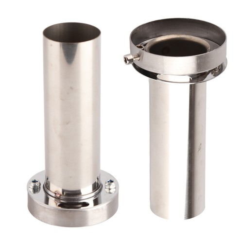 ♡Universal 3.5 Inch Round Exhaust Muffler Tip Removable Sound Silencer - Picture 5 of 13