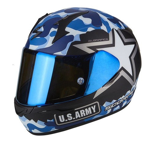 Scorpion EXO 390 Army Full Face Motorcycle Helmet - Picture 2 of 3