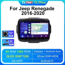 For Jeep Renegade 2016-2020 Multimedia GPS Navigation Car DVD Auto Radio Stereo