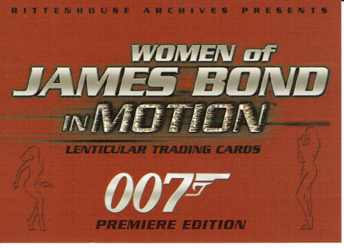 WOMEN OF JAMES BOND IN MOTION PROMOTIONAL CARD P2 - Picture 1 of 1