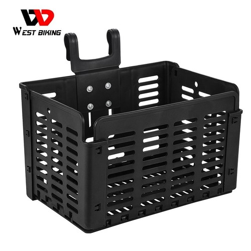 WEST BIKING Folding Bike Front Basket Handlebar Basket Bicycle Rear
