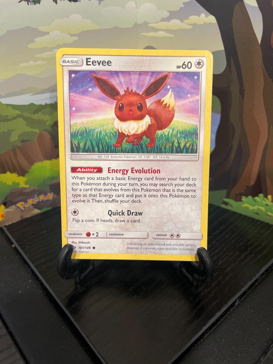 Eevee SUM 101  Pokemon TCG POK Cards