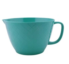 Pioneer Woman ~ Melamine ~ 5.2 Quart ~ FLEUR Batter Bowl ~ Spout ~ Large Handle