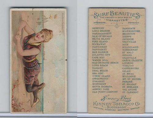 N232 Kinney, Surf Beauties, 1889, Narragansett, RI (B) - 第 1/1 張圖片