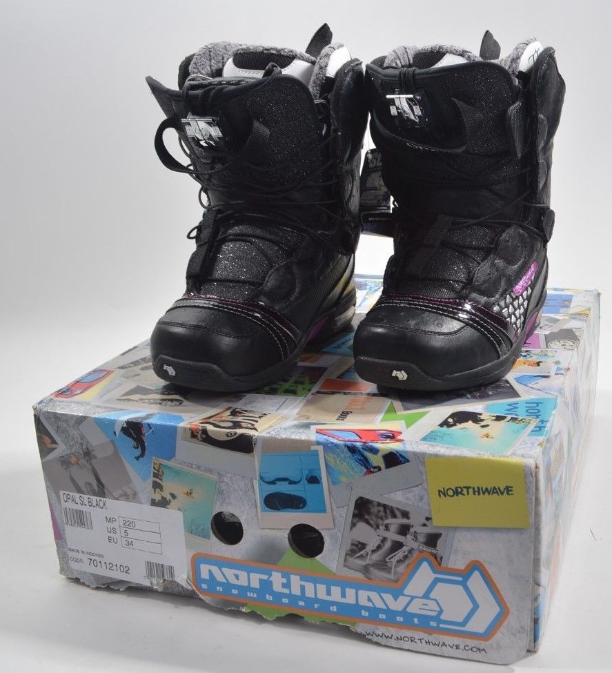 NORTHWAVE OPAL 23㎝ NIB WOMENS NORTHWAVE OPAL SL SNOWBOARD BOOTS $200 5 black | eBay