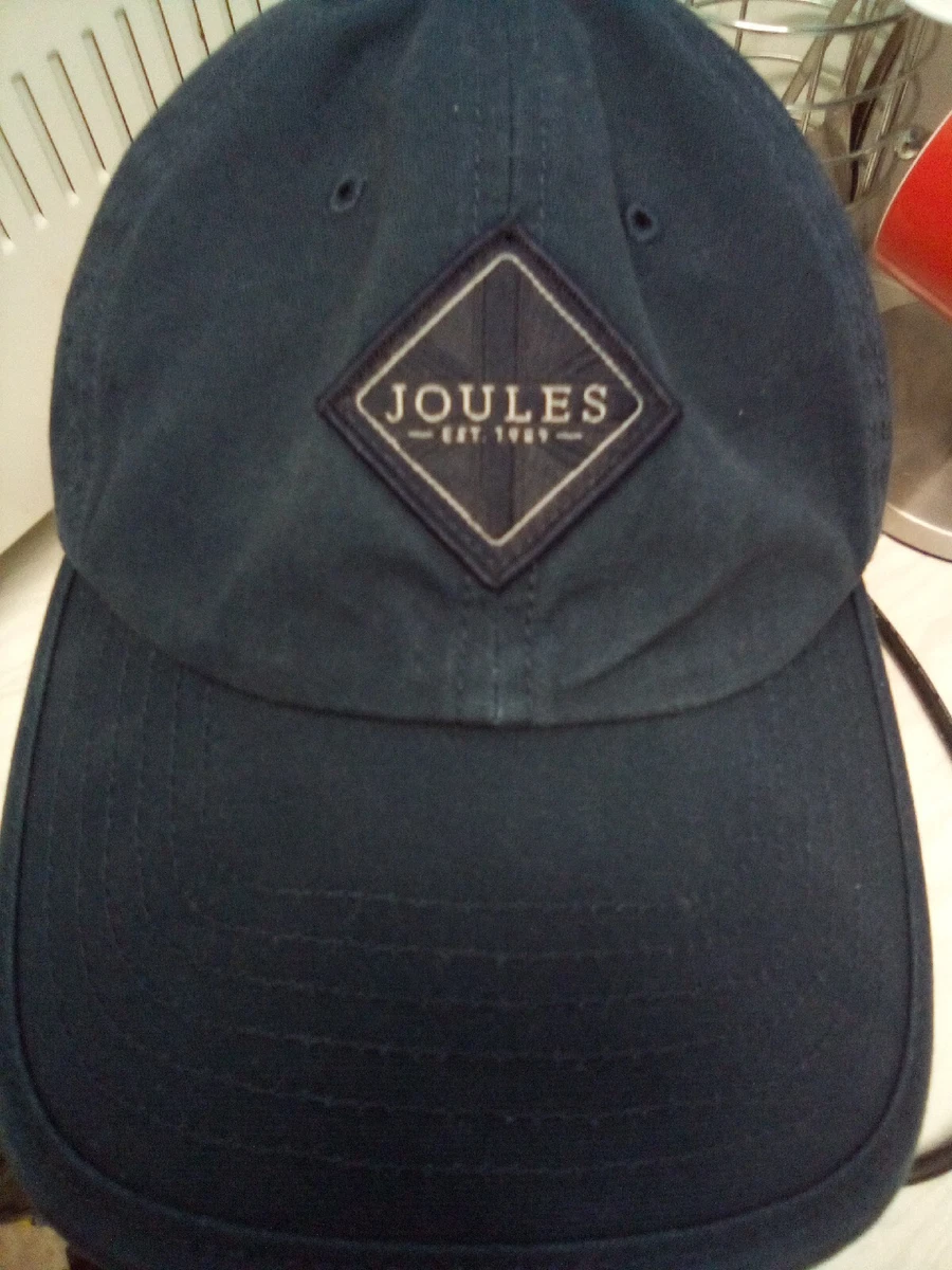 Joules Stepney Baseball Cap Navy Cotton Ajustable Strap Unisex