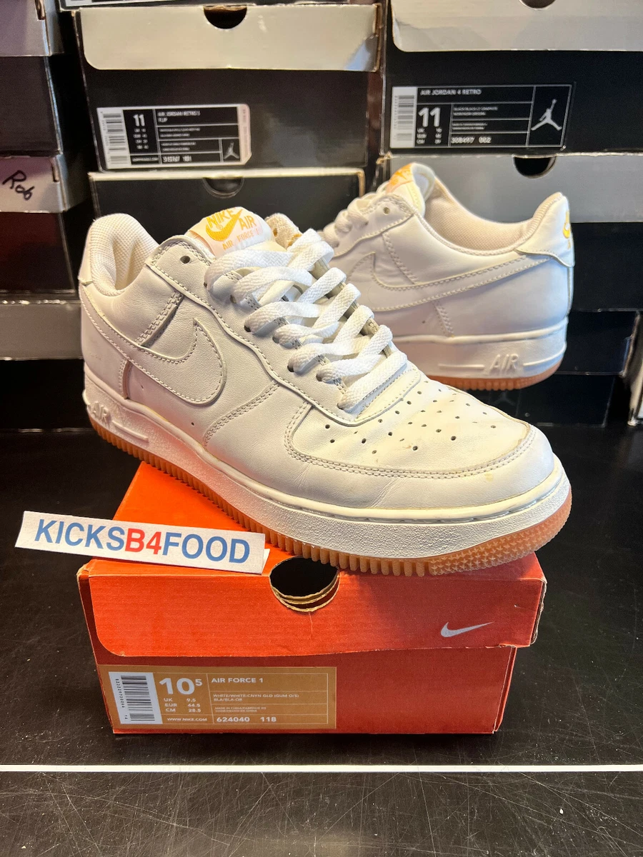 Nike air force top 1 gold jewel