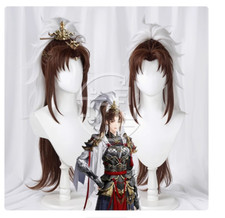Ashes of the kingdom Cos Guangling Wang Reverse Wave Upstream Cosplay Wig Prop