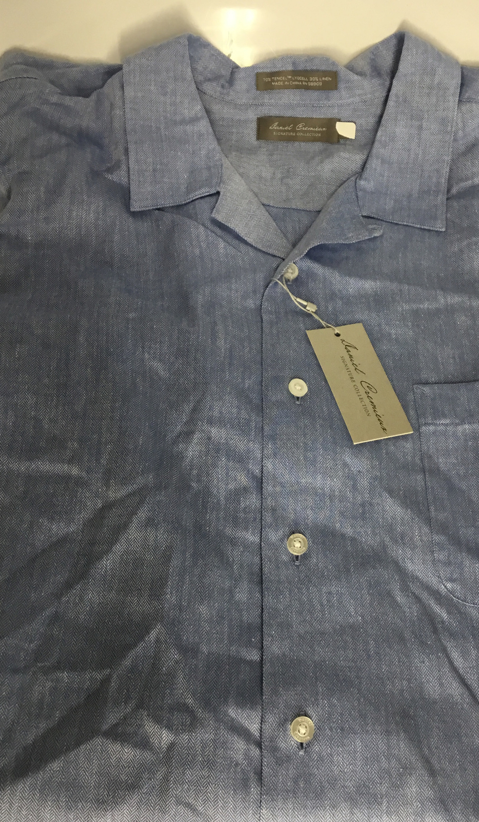 Фирменная коллекция Cremieux , рубашка SS, Periwnkle 27c [L]