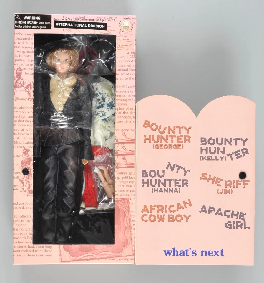 Wild West Peace Maker Bounty Hunter Action Figure Kelly 1999 Yamato New in Box - Image 3 of 4