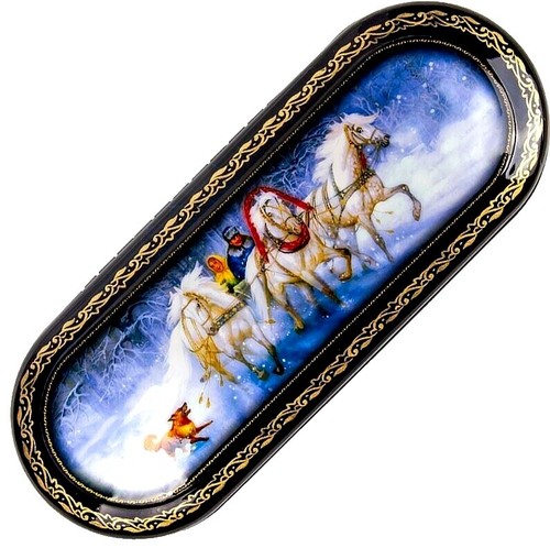 CAVIAR Eyeglass Case, Authentic. EUC Caviar Eyeglasses Folding Magnetic Eye Glasses Case Hard Red  main image 3
