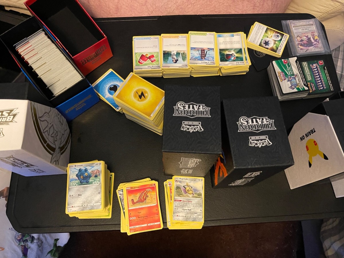 bulk rare pokemon cards TCG : 100 Card LOT Rare, COM/UNC, Holo & Guaranteed EX, MEGA OR Full Art, : Toys & Games the game is never the same twice Bulk Graded Pokemon Card Slab