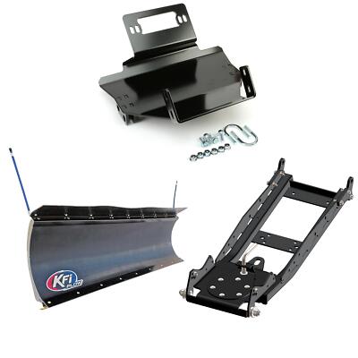 KFI Snow Plow Kit 72'' For Kawasaki 610 Mule 2005-2016 (Pro-Poly)