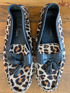 cole haan leopard print flats