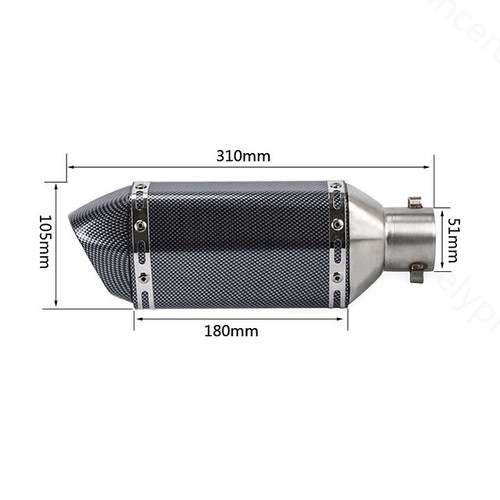 Full Exhaust System Front Pipe Muffler For Aprilia RS660 TUONO660 2021-2025 - Picture 9 of 15