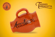 Porta arrosticini in terracotta fatta a mano in Italia 