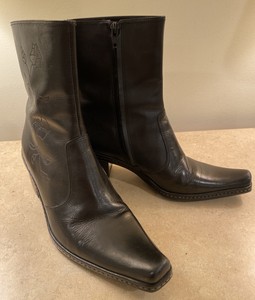 double h zipper boots