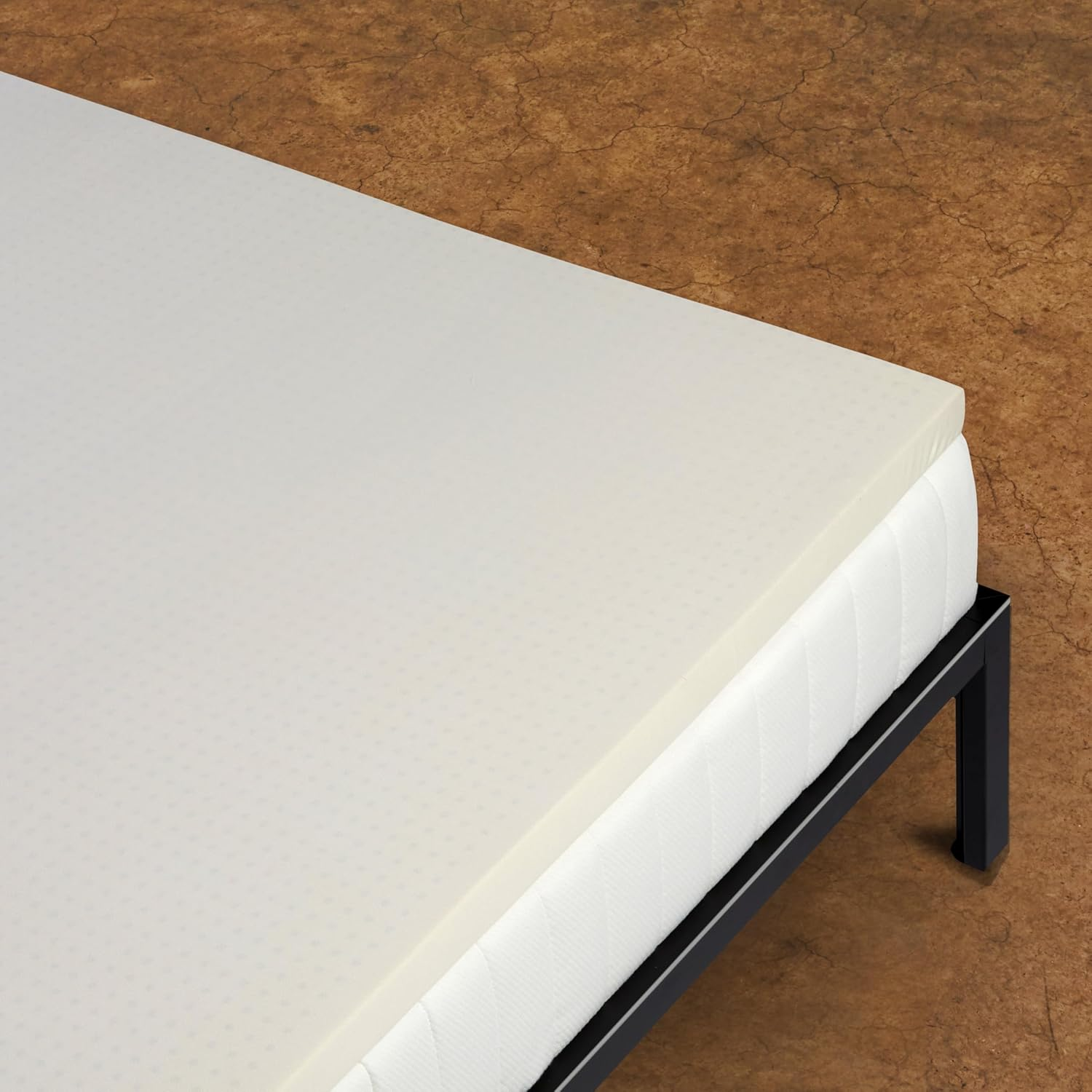 Pure Green Natural Latex Mattress Topper W/Jersey Cover - Soft - 2 Inch - Twin S