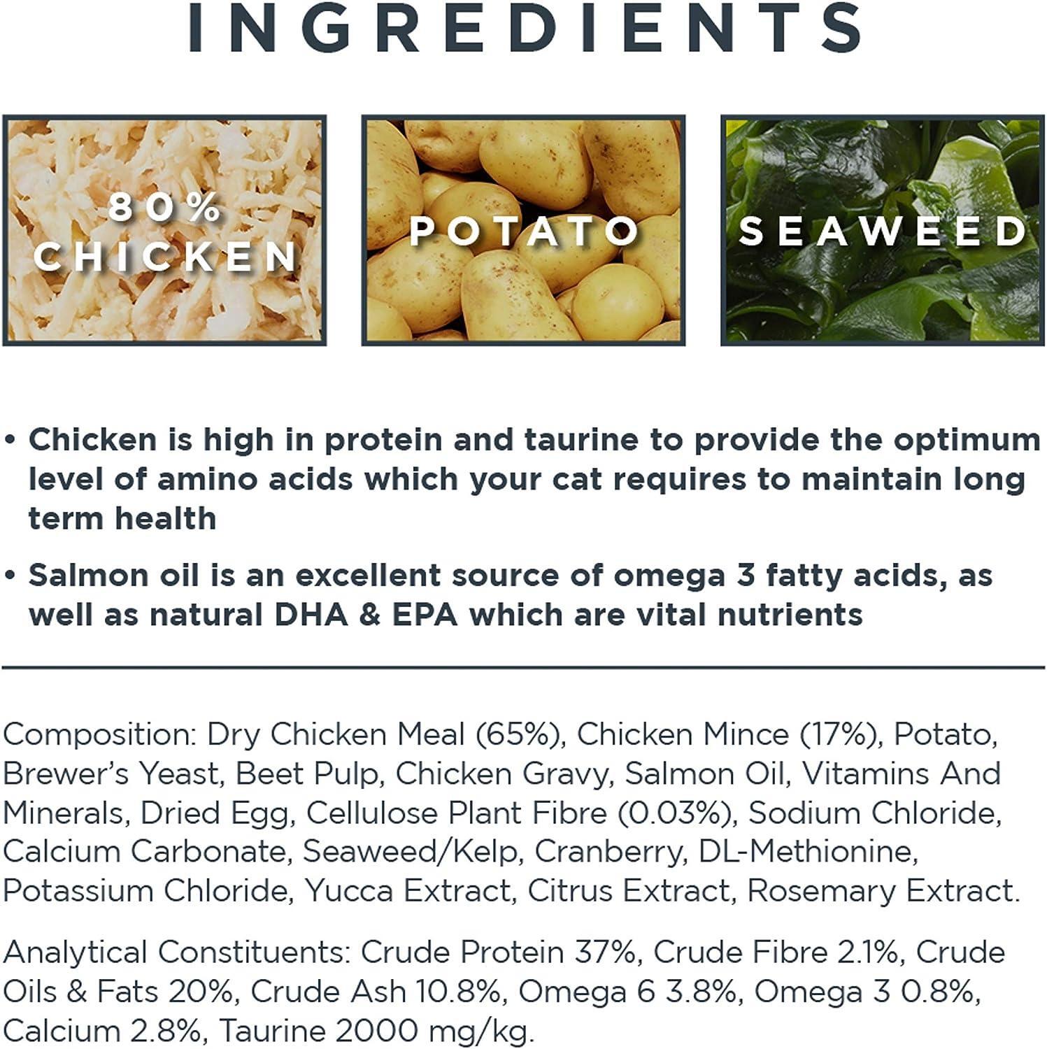 Encore Grain Free Dry Food for Adult Cats with Chicken 800g (Pack