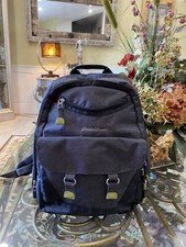 Eddie Bauer Spaces And Places Backpack Diaper Bag Gray Large
