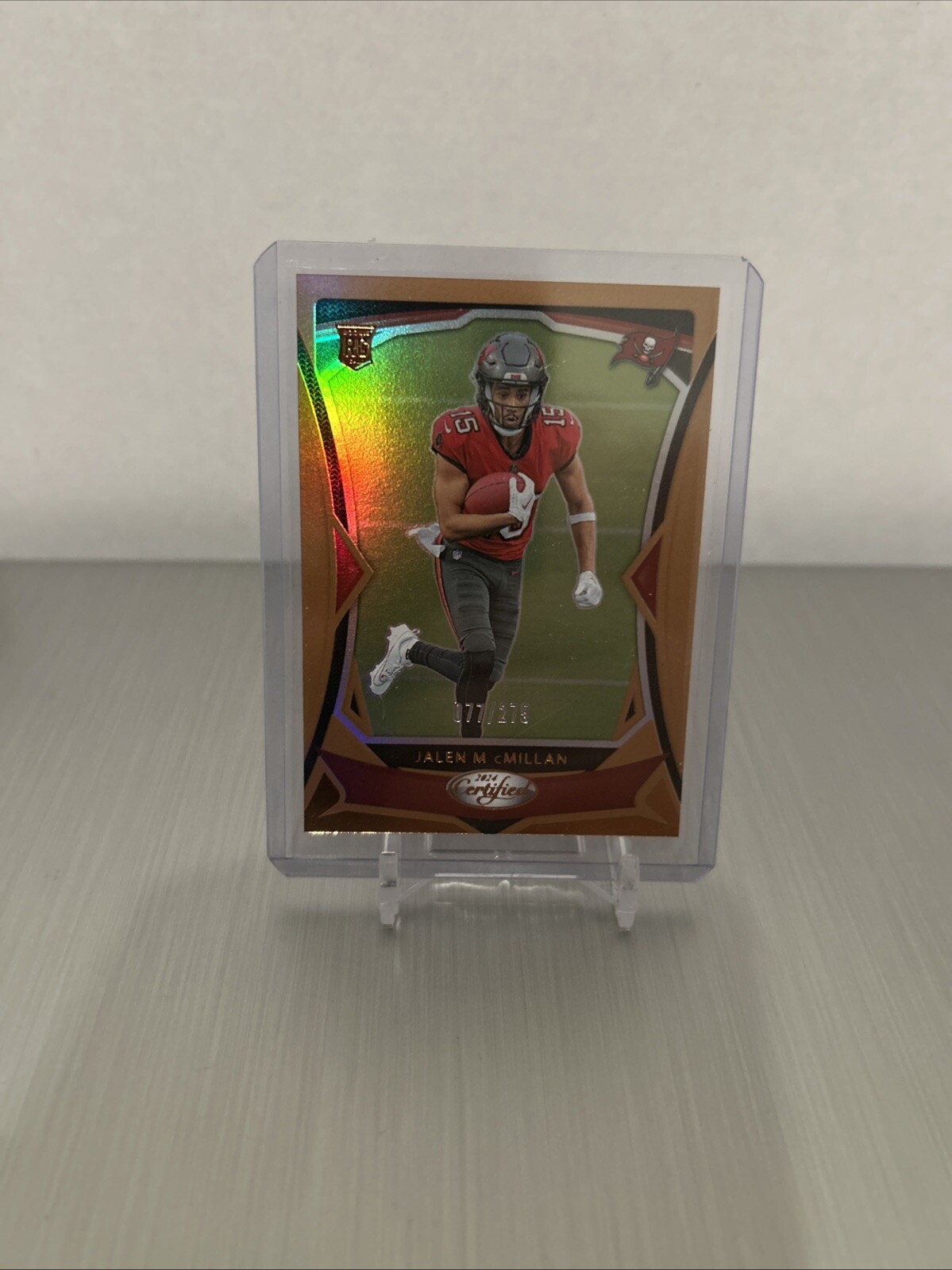 2024 Panini Certified Rookie Mirror Bronze #167 RC Jalen McMillan 77/275 BUCS