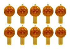 Medium Ceramic Tree Lights - Orange Jack O' Lantern, Pumpkin Shape | 25 Pack