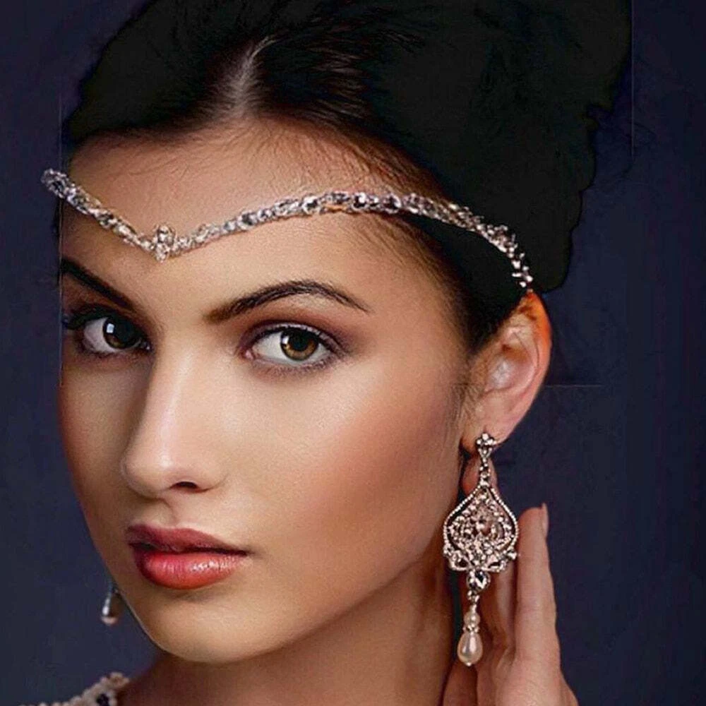 Forehead hotsell chain jewelry