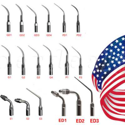 #ad Dental Ultrasonic Piezo Scaler Endo Tips fit EMS Woodpecker DTE SATELEC 5 Pcs ty $7.99
