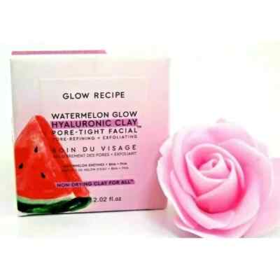 GLOW RECIPE WATERMELON GLOW HYALURONIC CLAY PORE TIGHT FACIAL  (60ml/NWB)