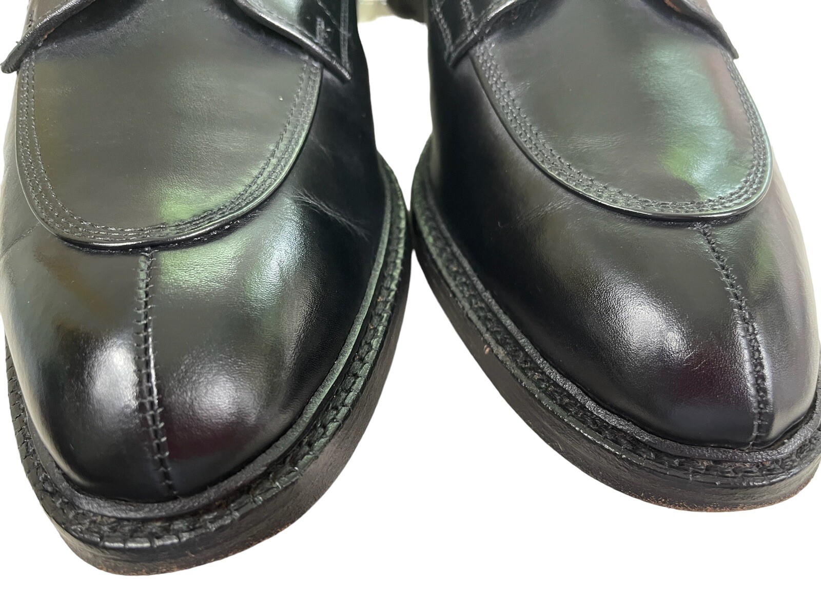 ALLEN EDMONDS WALTON, BLACK SPLIT TOE OXFORDS, SI… - image 5