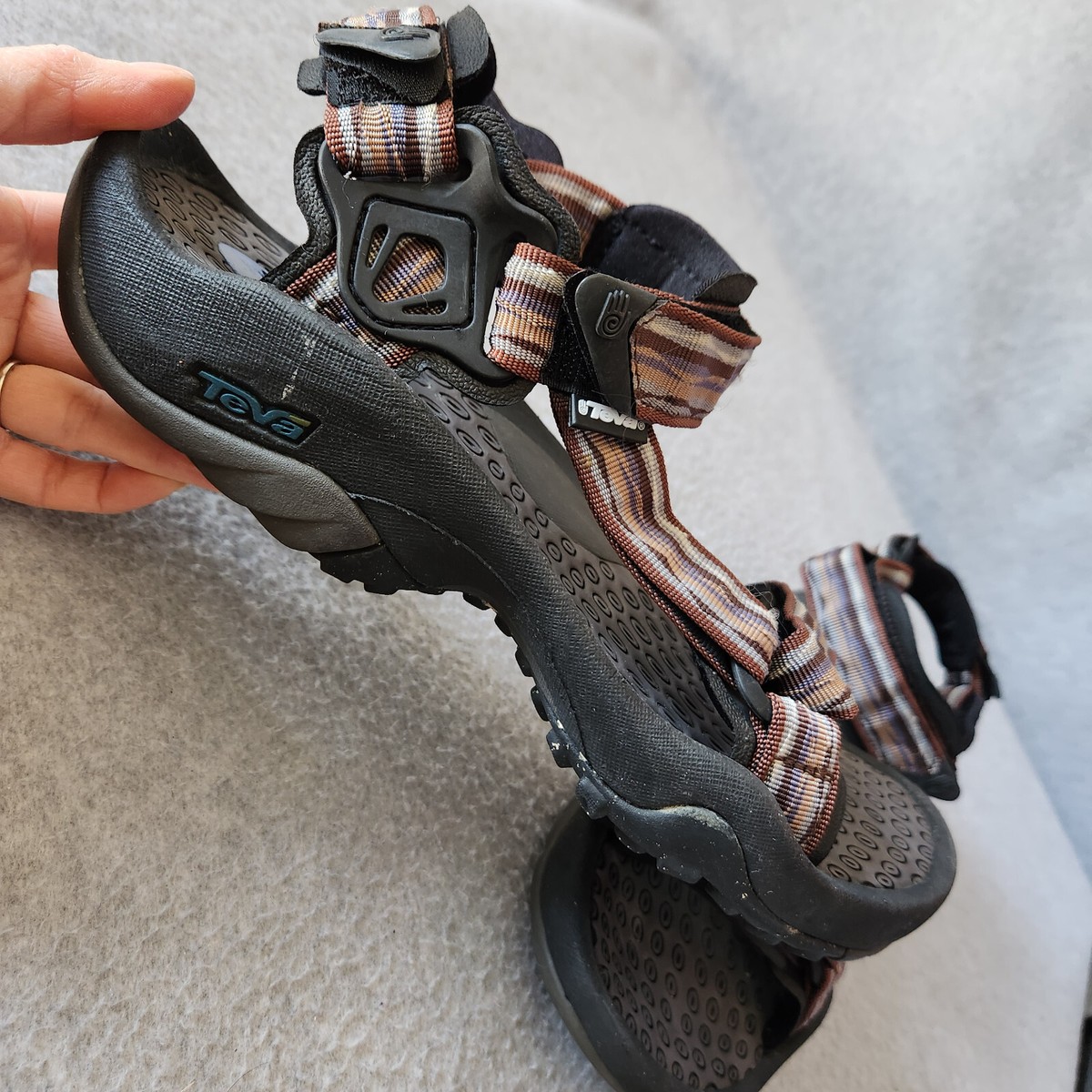 Teva Men’s Sport Sandals - Size 10 - Brown Geometric Pattern Teva Men main image 4